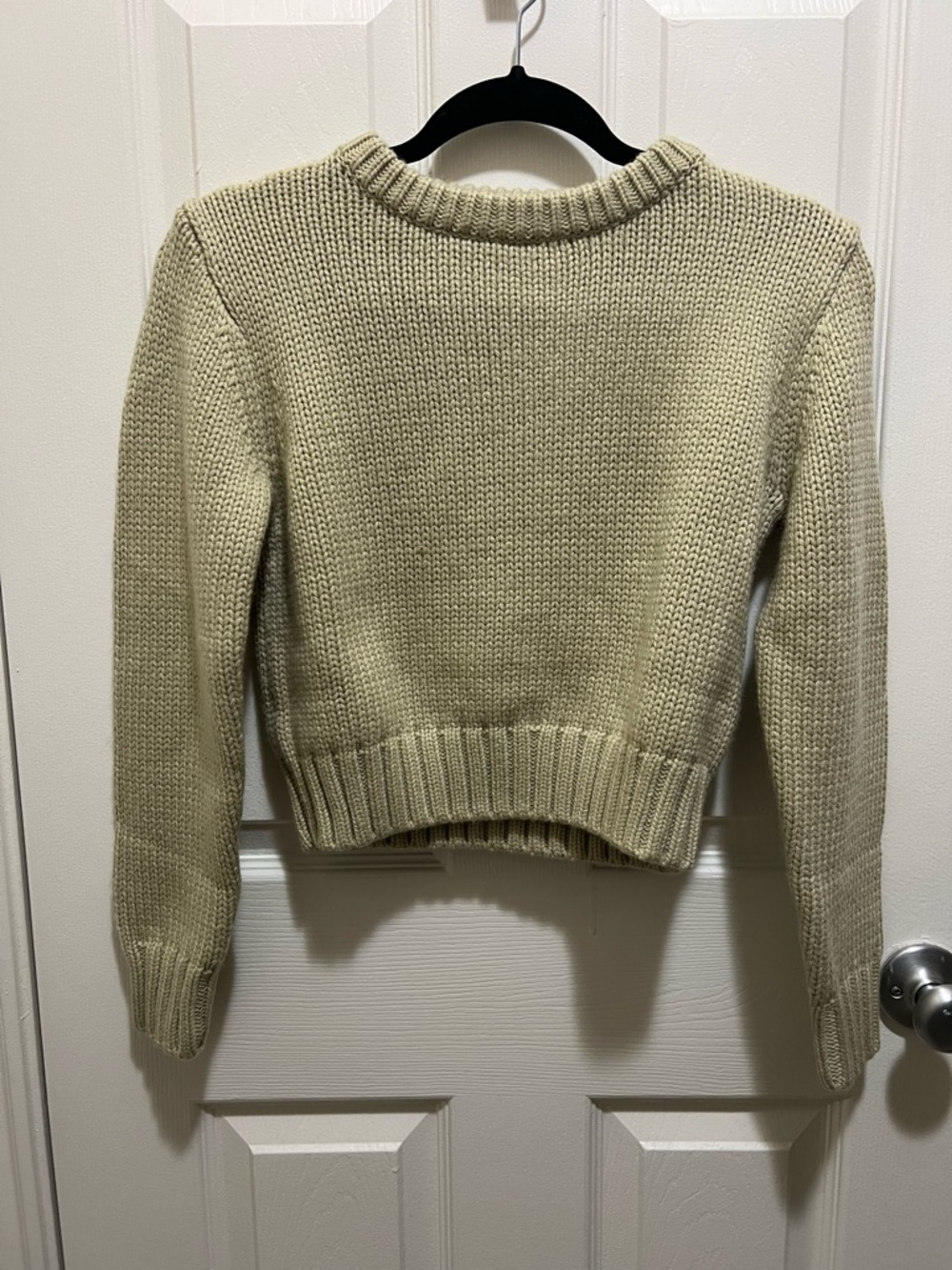 Green Cropped Zara Sweater